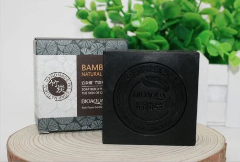 100% Natural Handmade Bamboo Charcoal Soap
